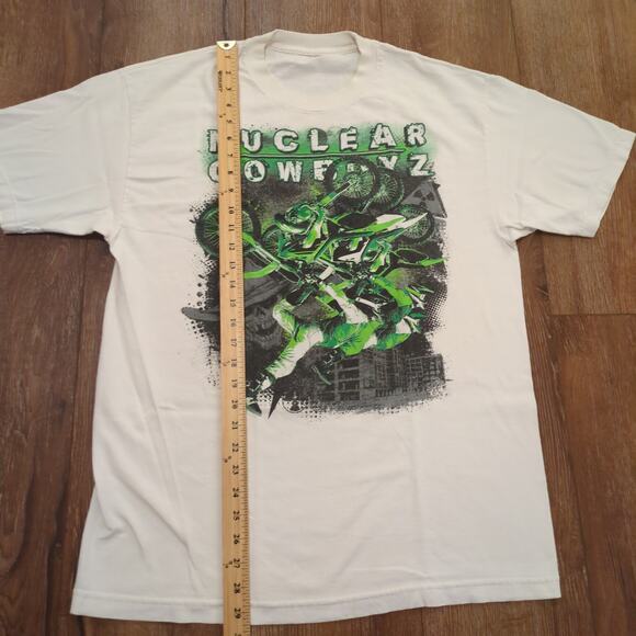 Nuclear Cowboyz 2011 Tour Adult XL Shirt BMX Bike Motorcross Redbull Faded Green - Picture 4 of 7